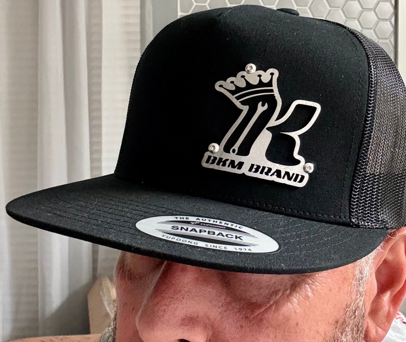 Stainless Steel Trucker Logo Cap
