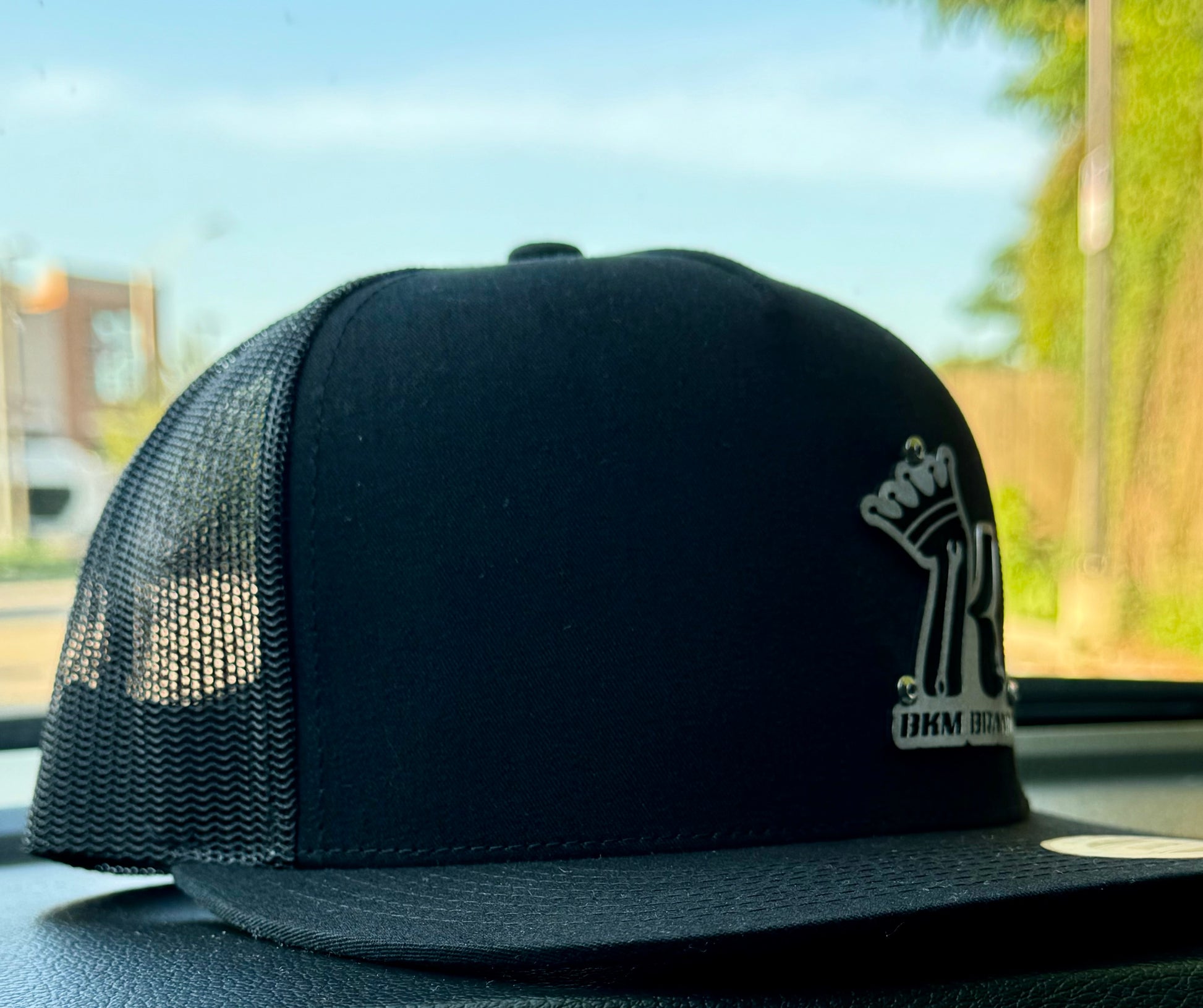 Stainless Steel Trucker Logo Cap